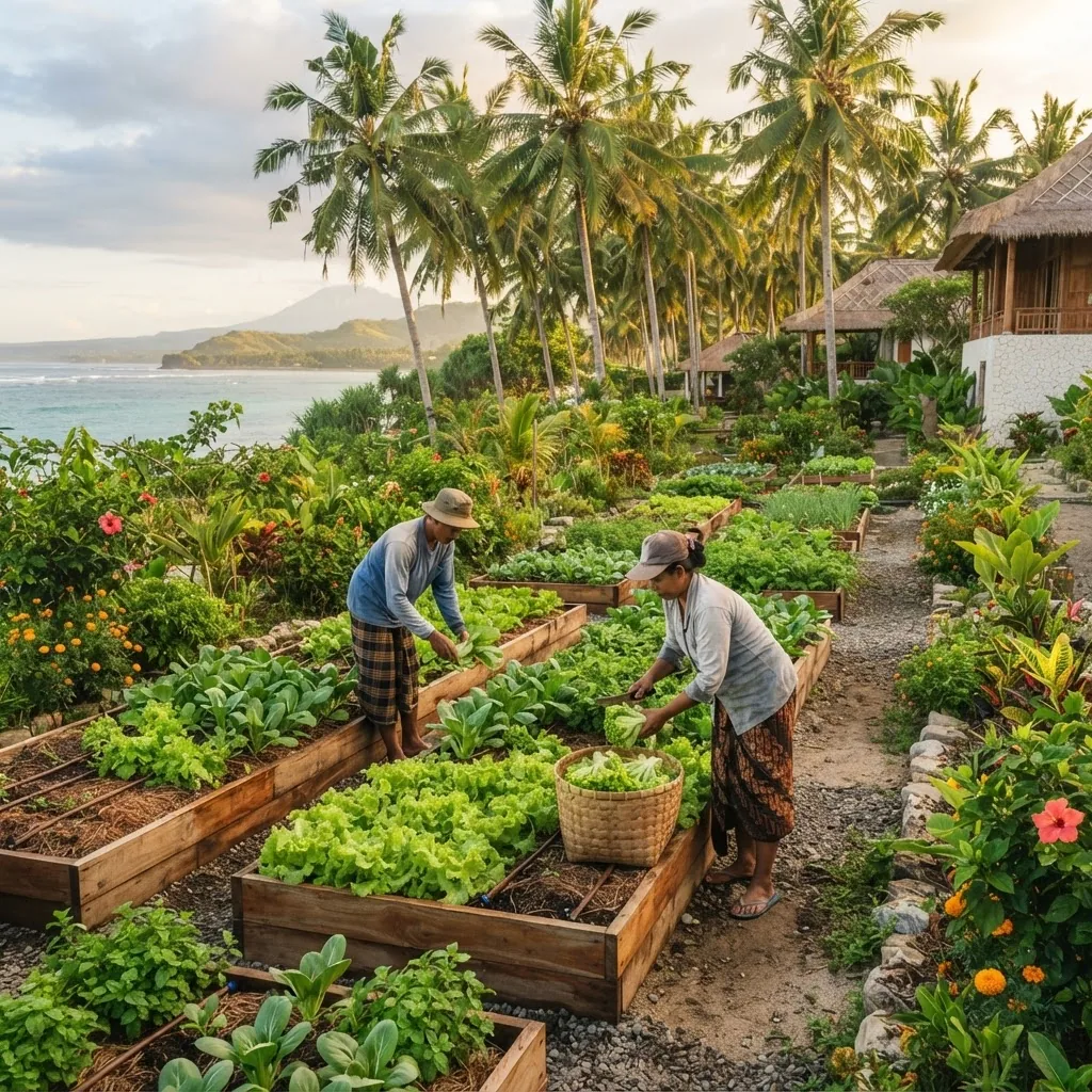Bahan Segar dari Eco Farm Kami